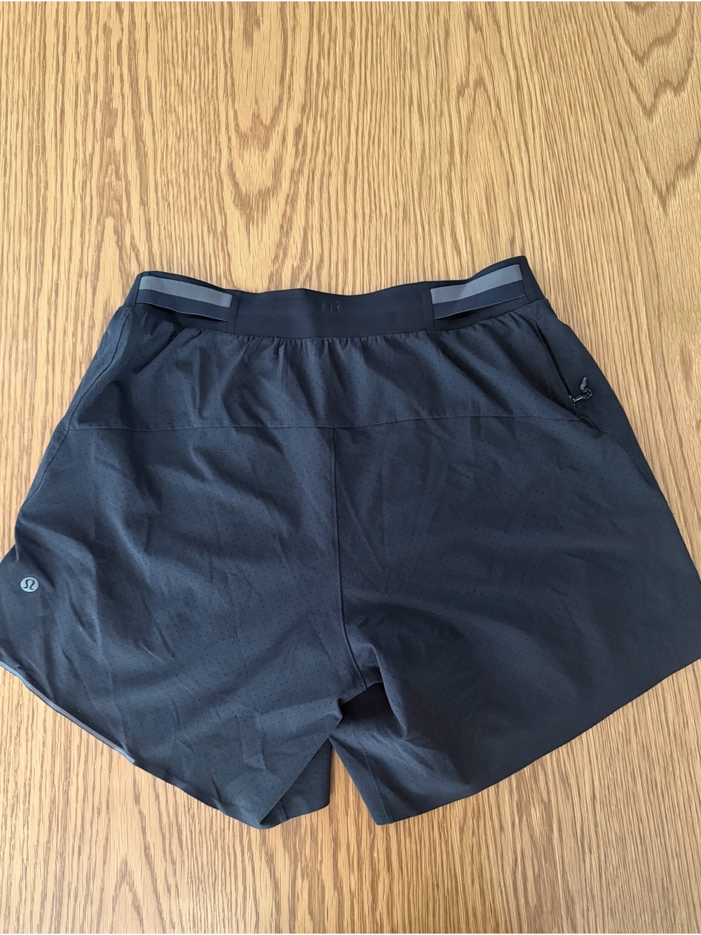 lululemon athletica Men's Black Fast and free with liner Training Shorts